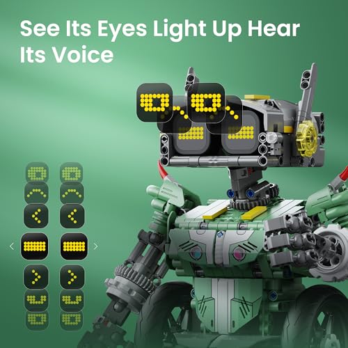 Bundle - 2 Items: Sillbird Solar Robot Toys & Robot Building Kit with Remote Control for Boys Ages 8-14, Christmas STEM Robotics Technic Toy, Birthday Creative Gifts for Kids
