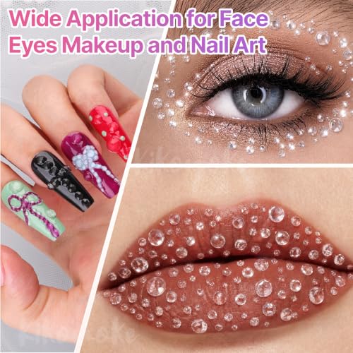 33000Pcs Clear Transparent Resin Rhinestones for Bedazzling Kit - color: Crystal 2-6mm