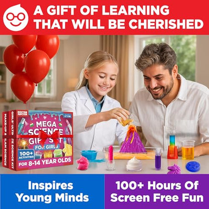 Doctor Jupiter Mega Science Gift Set for Kids Ages 8+ - style: Mega Science Gift Set for Girls: 8+
