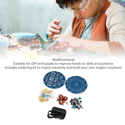 Magnetic Levitation Module Kit, DIY Levitation Machine Core with Soldering Kit for Home School Laboratory, High Stability ABS Plastic