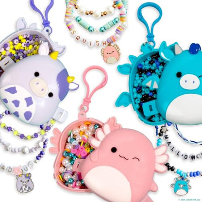 Original Squishmallows Bracelet Bundle, Bracelet Making Kit, Friendship Bracelet Kit, Charm Bracelet, Charm Bracelet Making Kit, Gifts for Girls, 7 Year Old Girl Birthday Gifts, Teen Girl Crafts - style: Tatiana, Bubba, Archie