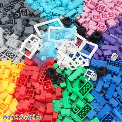 1500 Pieces Building Bricks for Kids, Classic Building Bulk Blocks - color: 1500 Pcs