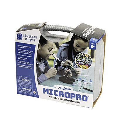 Educational Insights GeoSafari MicroPro 95-Piece LED Microscope Set