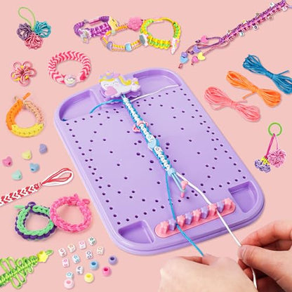 500+ PCS Weaving Loom Kit, Craft Kits for Kids, Friendship Bracelet Kit