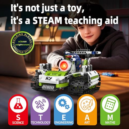 STEM Robot Building Kit Toys,2026 New 5 In1 STEM Toys Robotics Set for Kids - color: K96158