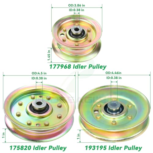 532177968 Idler Pulley with 532175820 Pulley 532189993 Pulley - size: 1x177968+1x175820+193195