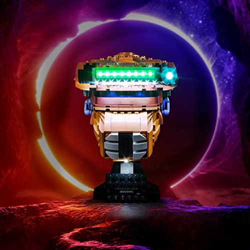 VONADO LED Light Kit Compatible with Lego Princess Leia (Boushh) Helmet 75351, DIY Lights Compatible with Princess Leia Lego Helmet (NO Model), Creative Decor Lighting Compatible with Lego Helmet 2023 - style: Light Compatible with Lego Princess Leia Bous