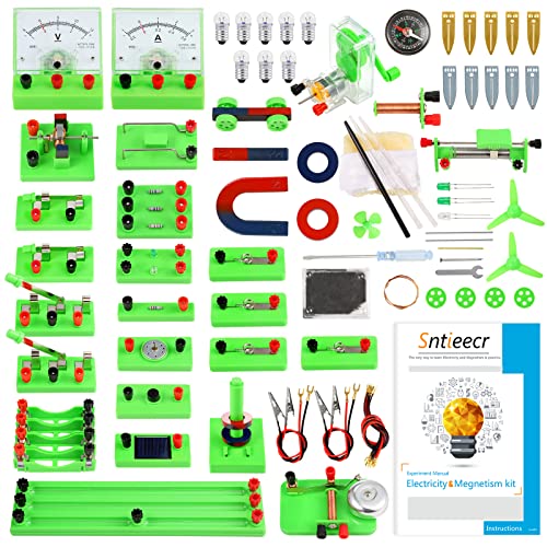 Sntieecr Science Magnetism Kit for Kids, Electric Circuit Kit