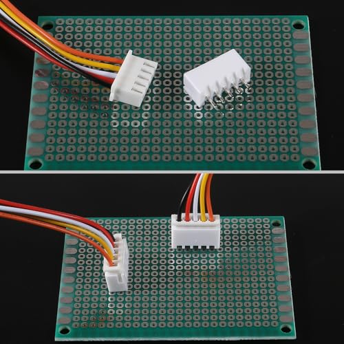 ACEIRMC 40Pairs JST-XH Connector Kit, XH 2.54mm 2/3/4/5 Pin Header Male and Female Connectors Plug Adapter with Flat Wire Cable 200mm 26AWG Compatible with JST XH (2/3/4/5P/Set) - color: 2/3/4/5P/Set