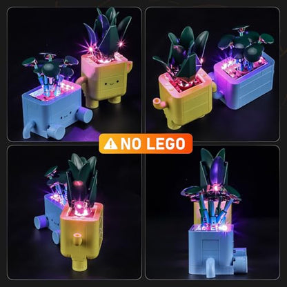 LIGHTAILING Led Light for Lego-10349 Happy Plants - Valentine’s Day Edition - Easy Install, Hidden Wiring, Home Decor & Gift-Ready (Model Not Included) - style: (Only Light) Valentine's Happy Plants