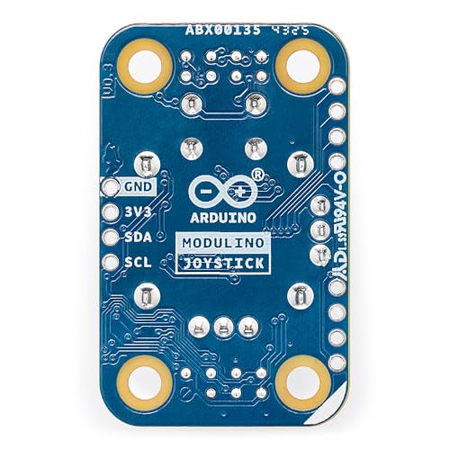 Arduino Modulino Joystick [ABX00135] - Analog Motion Control Module for Interactive Projects | Plug-and-Play Qwiic Sensor | Easy prototyping with Arduino & MicroPython - style: Joystick