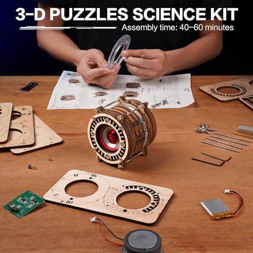 DIY Bluetooth Speaker Kit for Kids, STEM Electronic Project, Build Your Own - color: Red