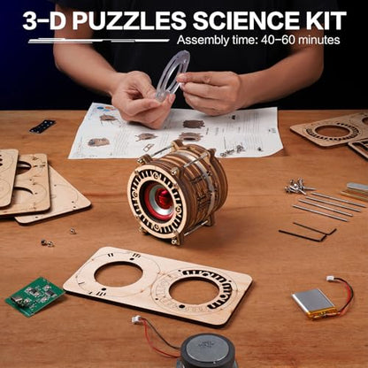 DIY Bluetooth Speaker Kit for Kids, STEM Electronic Project, Build Your Own - color: Red