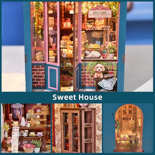Book Nook Kit, Book Nook Kits for Adults DIY Booknook Model Build - color: Bake Shop