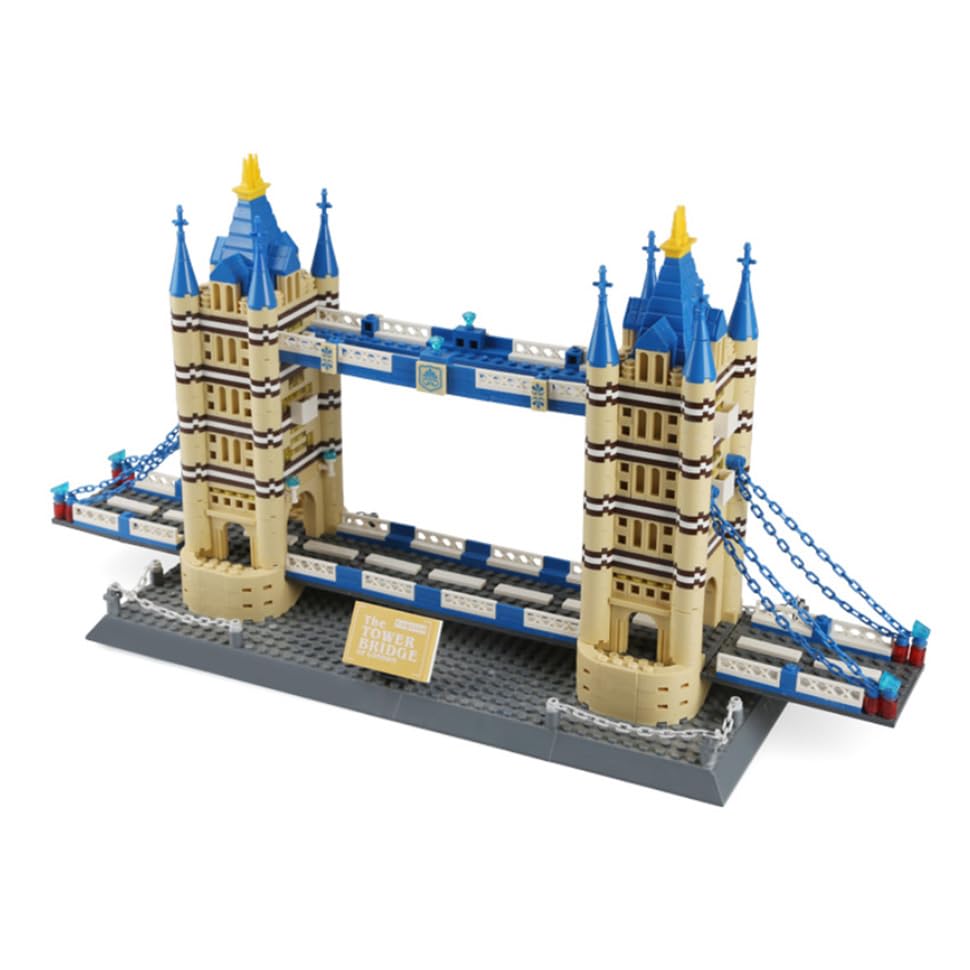 Tower Bridge Building Block Set – 1,052 Pieces, London Tower Bridge
