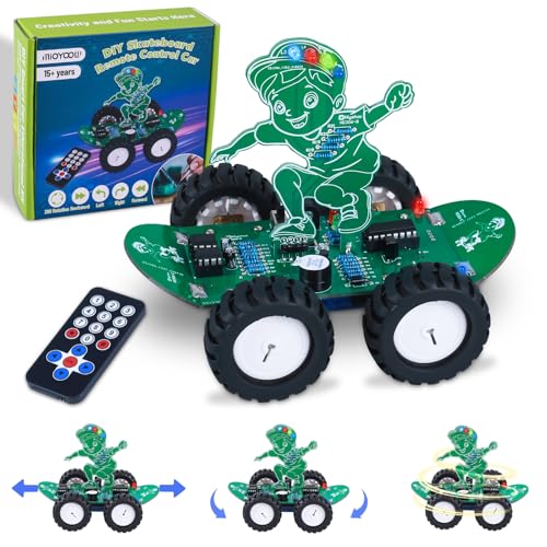 MiOYOOW DIY RC Car Soldering Kit STEM Electronics Project for Teens