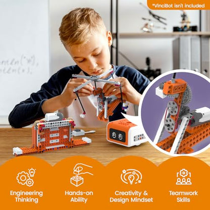Vincibot Coding Robot with Creator Kit and Inventor Kit for Kids 8-12