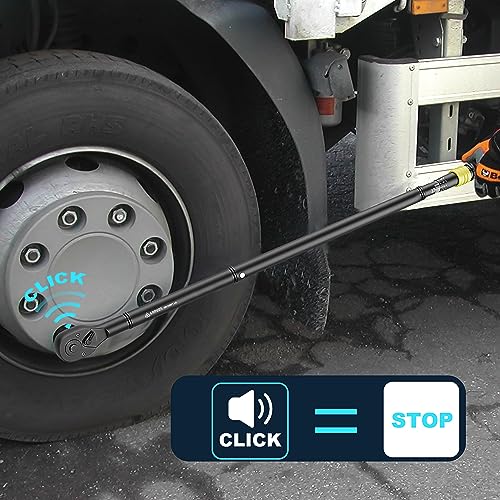ANPUDS 1-Inch Click Torque Wrench, 200-1200 Ft-Lb/271-1626 Nm, Heavy Duty - size: 200-1200 ft-lb / 271-1626 Nm