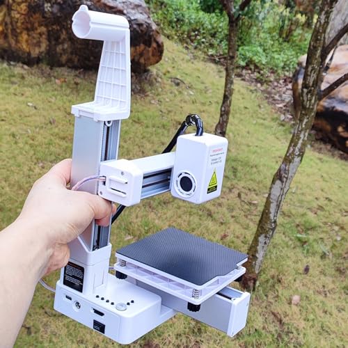 Mini FDM 3D Printer, 100x100x100mm, for Beginners, PLA/TPU - color: White