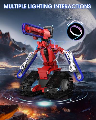 STEM Robot kit for Kids Ages 8-12, 5 In1 Science Building Blocks Kit - color: K96169