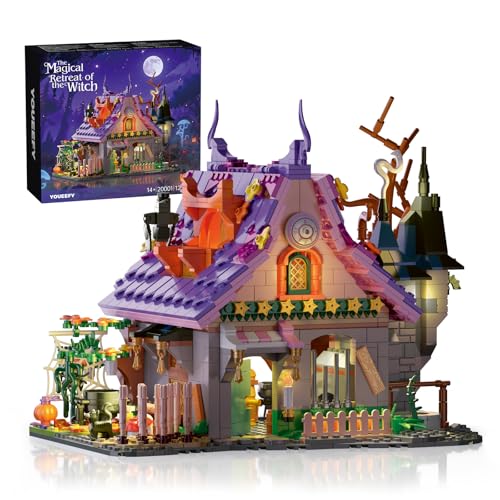 Magical Retreat of Witch Building Blocks Set 14+, 1200 Pieces - color: The Magical Retreat of the Witch