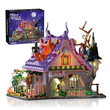 Magical Retreat of Witch Building Blocks Set 14+, 1200 Pieces - color: The Magical Retreat of the Witch