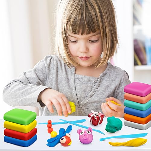 Air Dry Clay, 84 Colors Modeling Magic Clay for Kids - color: 84 Colors