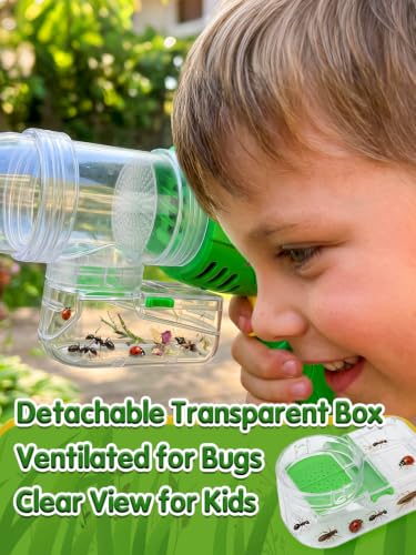 17W Gentle Suction Bug Vacuum Catcher for Kids, with Built-in LED Light