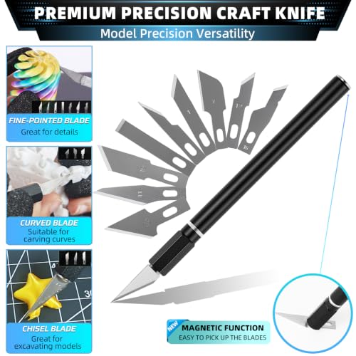 62pcs 3D Printer Tool Kit and Accessories with Hardshell Box incl. Long Nose Pliers, Flush Cutter, Metal/Plastic Scrapers, Finishing Files, for Bambu Lab A1/P1S/P1P, Flashforge & All FDM/SLA Printers - style: Maker Suite Pro