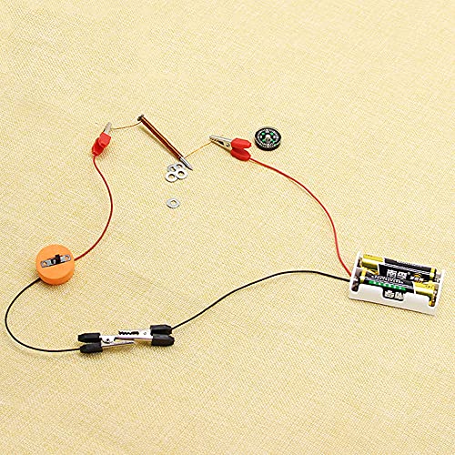 E-outstanding 1 Set Physics Experiment Homemade Electromagnet Experiment DIY kit for Physical and Science Project - size: Small