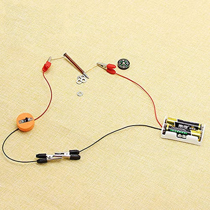 E-outstanding 1 Set Physics Experiment Homemade Electromagnet Experiment DIY kit for Physical and Science Project - size: Small