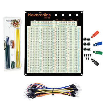 3220 Tie-point Solderless Breadboard Kit 140 U-shape 65 Jumper Wires