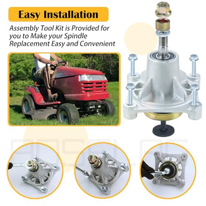 604214 Spindle Assembly for Hustler Raptor 42" 48" 52" Mower Decks - size: 1x604214N