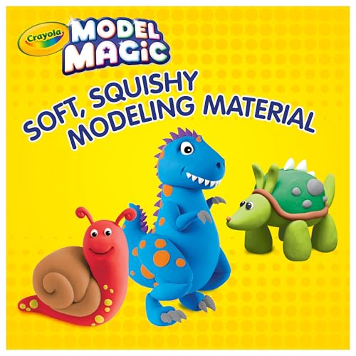Crayola Model Magic White, 4‑Pack (8 oz Each), Teacher Must Haves & Classroom Essentials, Air‑Dry Modeling Material for Kids, Sculpting Craft Clay Alternative, Ages 3+ - color: White, size: 8 oz (Pack of 4)