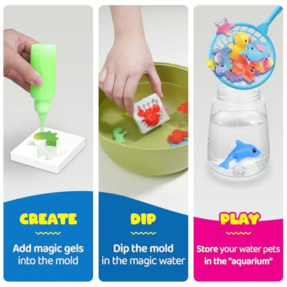 Magic Water Elf Craft Kits, Squishy Toys Arts and Crafts for Kids Girls