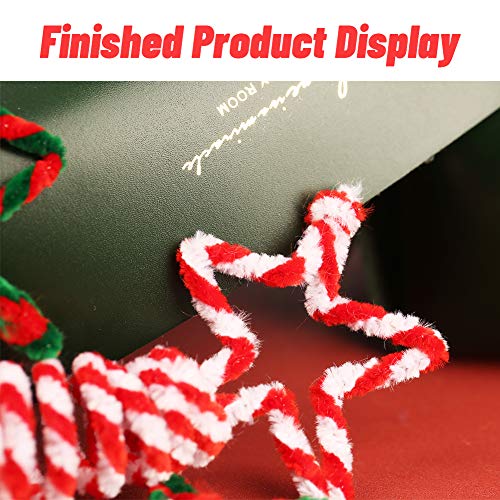 100 Pieces Pipe Cleaners Craft Chenille Stem White Pipe Cleaners - color: White