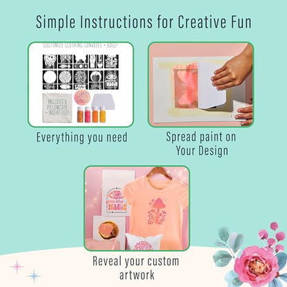 Bright Stripes Wish*Craft Print Making Studio All-in-One Kit, Ages 6+ - style: Print Studio