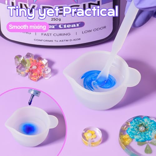 HeyClear 250g UV Resin kit -Crystal Clear, Hard UV Epoxy Resin - size: 250g