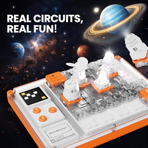 Contixo CB1 Kids Science Circuit Building Kits - 500+ STEM Experiments, Electronics Discovery, Snap-Together Modules, Educational Toy, Science Kit for Kids 6-12, Gift for Boys & Girls