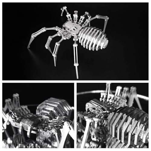 FILASLFT 3D Metal Puzzles for Adults,Mechanical Spider King 3D Puzzles - color: A11-metal Puzzle