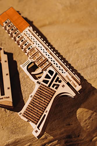 Wood Trick Defenders Gun 3D Wooden Puzzles for Adults to Build