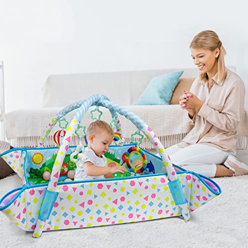 Dr.Rapeti Baby Play Mat, Baby Play Gym, Playmat & Floor Gyms with Ball Pit - size: 47*40 Inch