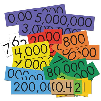 Teacher Created Resources Sensational Math Place Value Cards: 10 Value Decimals to Whole Numbers (TCR626644)