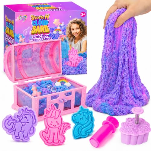 Carolart Unicorn Cloud Sand Sensory Kit, Sand Toys for Kids, Play Sand - style: unicorn
