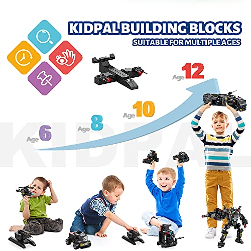 iloveee 51 in 1 Robot STEM Building Blocks Toys for Boys Age 8-12, Educational Learning Building Bricks Truck Kit, Gifts for 6 7 8 9 10 11 13 Years Old Kids, Engineering Erector Set 700PCS…