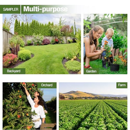 Soil Probe 16 Inch with 2 Bags, Soil Sample Probe for Lawn House Plants, T-Handle Soil Sampler Probe Rod, Stainless Steel Soil Test Kits Tool for Soil Sampling - size: 16"