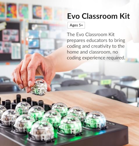 Ozobot Evo 18 Bot Classroom Kit | Ages 5-11 | STEM Coding for Schools