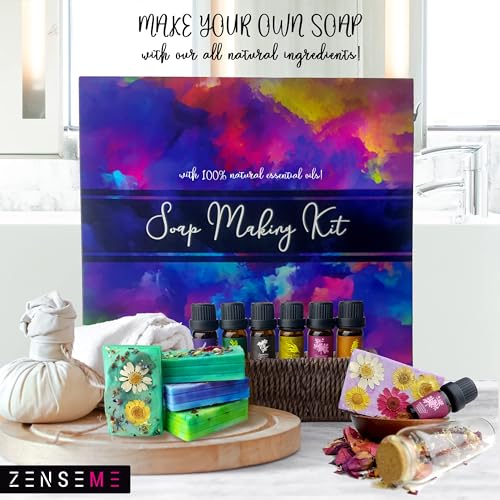 Soap Making Kit for Adults, Make Your Own Soap with Melt & Pour - DIY