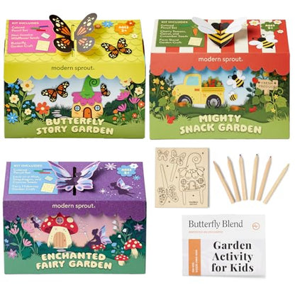 Modern Sprout Magical Minds Garden Kit - Seed Starter Kit for Kids
