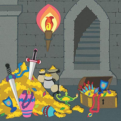 My First Origami Fairy Tales Kit: Paper Models of Knights, Princesses, Dragons, Ogres and More! (includes Folding Sheets, Easy-to-Read Instructions, Story Backdrops, 85 stickers) (Tuttle Specials)